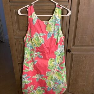 Lilly Pulitzer Shift in Pink and Green w/ Lemons/Lime